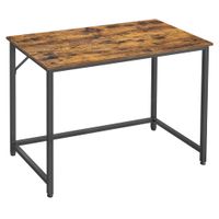 Boxxx PÍSACÍ STÔL, hnedá, čierna, 100/50/75 cm