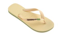 Havaianas Brasil Logo Unisex - Žabky Havaianas - Svetlohnedá - H4110850-9256-BRA-45/46 - Size: BRA-45/46