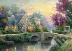 Krajina (Lamplight manor) - Thomas Kinkade - puzzle z kategorie Přírodní scenérie