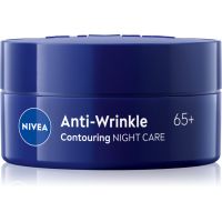 NIVEA Anti-Wrinkle Contouring Tvirtinošs un nostiprinošs nakts krēms kontūru nogludināšanai 65+ 50 ml