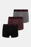 HUGO boxerky bavlnené s elastanom TRUNK TRIPLET PACK 3-pack