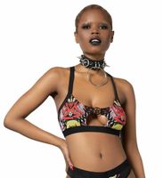 Damen BH - KILLSTAR - Devil Incarnate - Schwarz 4XL