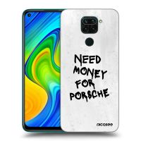 Silikónový čierny obal pre Xiaomi Redmi Note 9 - White Dollar