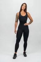 Nebbia Workout-Jumpsuit GYM RAT 201 schwarz S (small)