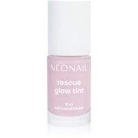 NEONAIL Rescue Glow Tint 3in1 Nail Conditioner ošetrujúci lak na nechty odtieň Glitter Violet 7.2 ml