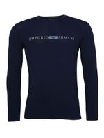 Emporio Armani Majica  mornarsko plava / golublje plava / bijela