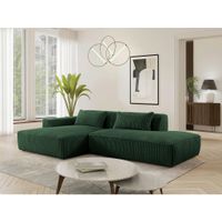 Livetastic ROHOVÁ SEDAČKA, plast, textil, kompozitné drevo, tmavozelená