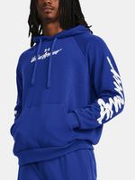 Under Armour UA Rival Fleece Graphic HD Melegítő felső Kék