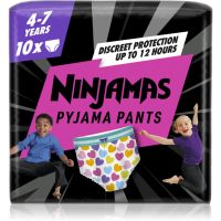 Pampers Ninjamas Pyjama Pants піжамні підгузки-трусики 17-30 kg Hearts 10 кс