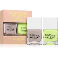 Nails Inc. Peace and Pilates Set mit Nagellacken