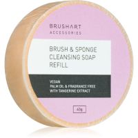 BrushArt Accessories Brush & Sponge cleansing soap mydło oczyszczające do pędzli kosmetycznych Refill 40 g