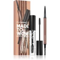 MAC Cosmetics Made To Wow Brow Kit подарунковий набір та брів відтінок Auburn