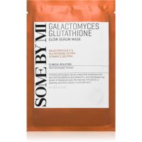 Some By Mi Galactomyces Glutathione Glow Serum Mask озаряваща платнена маска за чувствителна и суха кожа 22 гр.