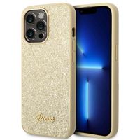 GUESS GLIT Zaščitni ovitek Apple iPhone 14 Pro Max zlata