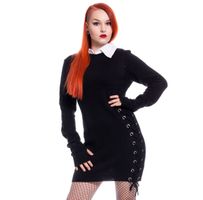 Damenkleid Poizen Industries - LATE WEDNESDAY - SCHWARZ L