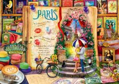 Life is an Open Book Paris - puzzle z kategorie Umělecké