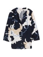 TOM TAILOR Bluza  bež / mornarsko plava / golublje plava / bijela