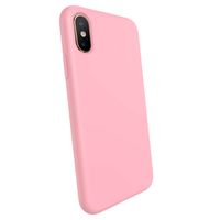 Liquid case Apple iPhone X/XS - Vlastné gravírovanie - Ružová