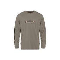 HORSEFEATHERS Tričko Raceway LS - taupe BEIGE velikost M