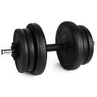 BURDEN SET Činka 10 kg, sada závaží 2x 2,5kg, 4x 1,25 kg, 1 hriadeľ