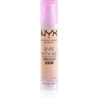 NYX Professional Makeup Bare With Me Concealer Serum зволожуючий коректор 2 в 1 відтінок 02 Light 9,6 мл