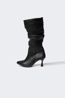 DEFACTO Woman's High Sole Faux Leather Boot