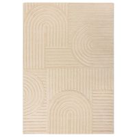 Flair Rugs VLNENÝ KOBEREC, 170/120 cm prírodná farba