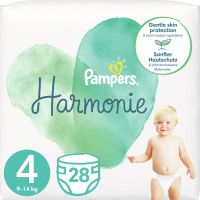 Pampers Harmonie Size 4 одноразові підгузки 9 – 14 kg 28 кс