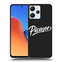 Silikónový čierny obal pre Xiaomi Redmi 12 5G - Picasee - old logo - white