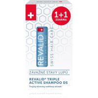 Revalid Triple Active Shampoo DS м'який шампунь проти себорейного дерматиту та сильної лупи 2x150 мл