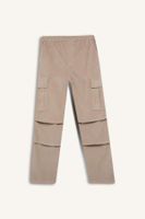 DEFACTO DFC - Corduroy Trousers Wide Leg Cargo Pocket Straight Leg