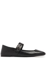 5mm Vlogo Locker Ballerina Flats
