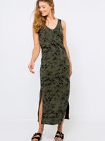 Khaki Floral Maxi Dresses CAMAIEU - Women