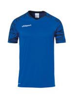 UHLSPORT Tehnička sportska majica  plava / noćno plava / bijela