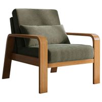 Sit & More TV KRESLO, textil, olivovozelená