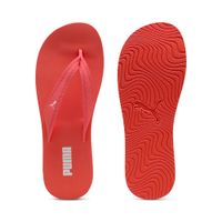PUMA Sandy Flip-Flops Damen, Schuhe, Peach Frost/Weiß, 35.5