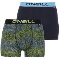 O'Neill BOXERSHORTS 2-PACK Мъжки боксерки, зелено, размер
