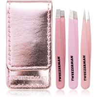 Tweezerman Micro Mini Augenbrauen Trimmer-Set (+ Etui)