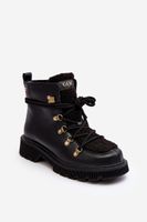 Bőr Trapper Boots Női GOE