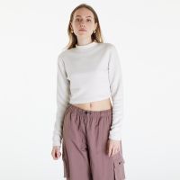 Koszulka Nike Sportswear Phoenix Plush Women's Long-Sleeve Crop Top Lt Orewood Brn/ Sail XL