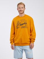 SuperDry Workwear Crew Neck Majica dugih rukava narančasta