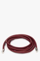 Estro: Cienki bordowy pasek ze skóry naturalnej