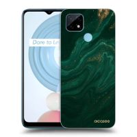 Silikónový čierny obal pre Realme C21Y - Green