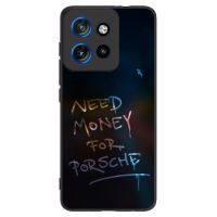 Silikónový čierny obal pre Motorola Edge 50 Neo - Neon Nights