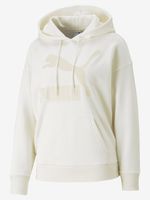 Puma Classics Logo Hoodie Sweatshirt Weiß