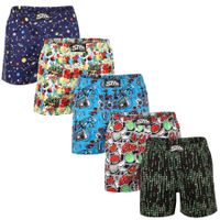 5PACK pánské trenky Styx premium art klasická guma (5AP9542879) L