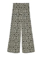 VERO MODA Hlače 'VMMenny'  bež / ecru/prljavo bijela / crna