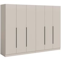 Livetastic SKRIŇA S OTOČNÝMI DVERAMI, kašmírová, 240/181/52 cm