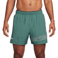Nike CHALLENGER FLASH Мъжки шорти за бягане, тъмнозелено, размер XXL