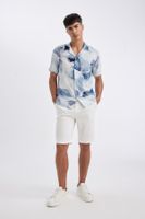 DEFACTO Crinkle Bermuda Shorts